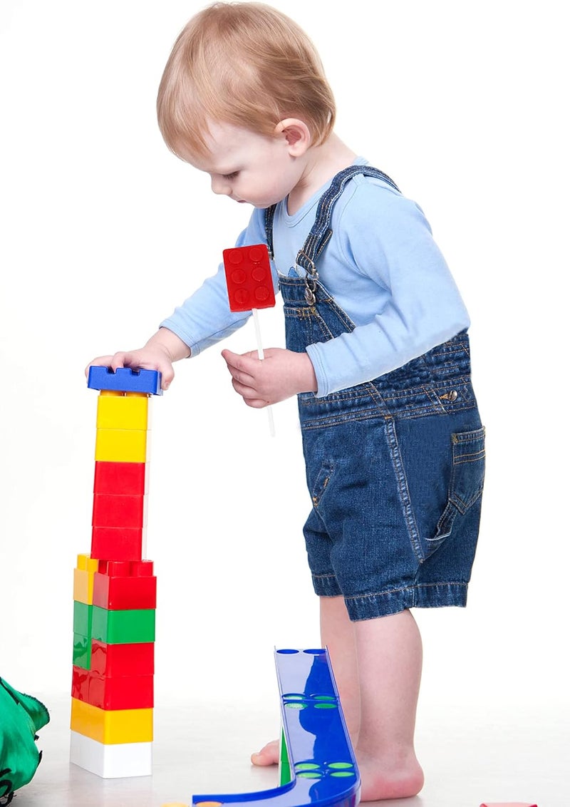 SNACKTERY Brick Building Block Party Suckers - 12 Pack - Image 4